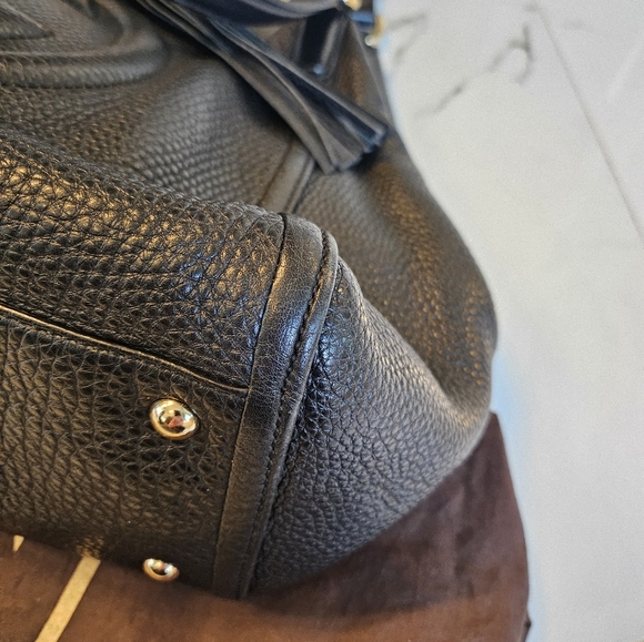 🖤Gorgeous Authentic Gucci Soho Leather Bag Medium - Picture 9 of 17